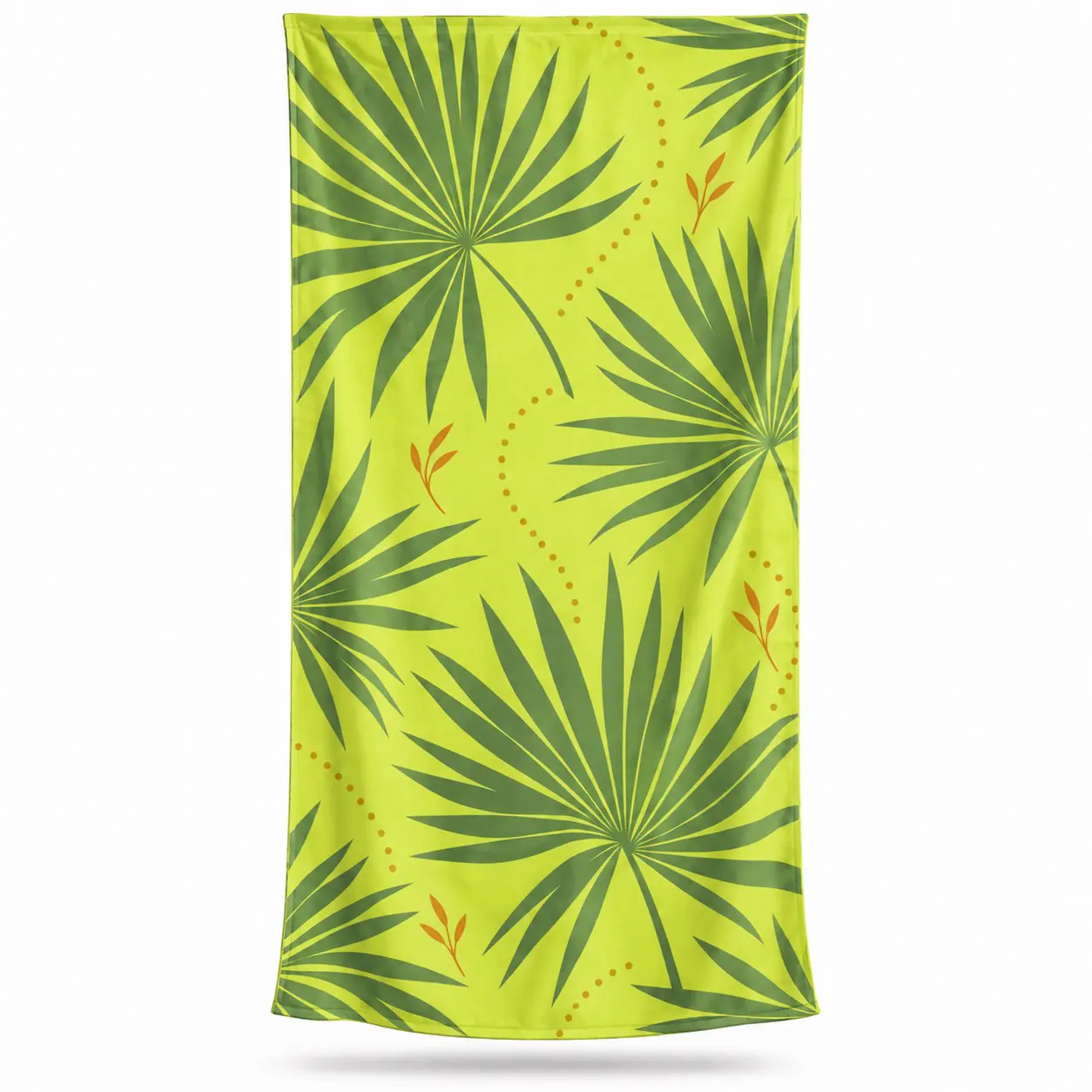 Custom Tropical Print Microfiber Beach Towel (YJ-305)