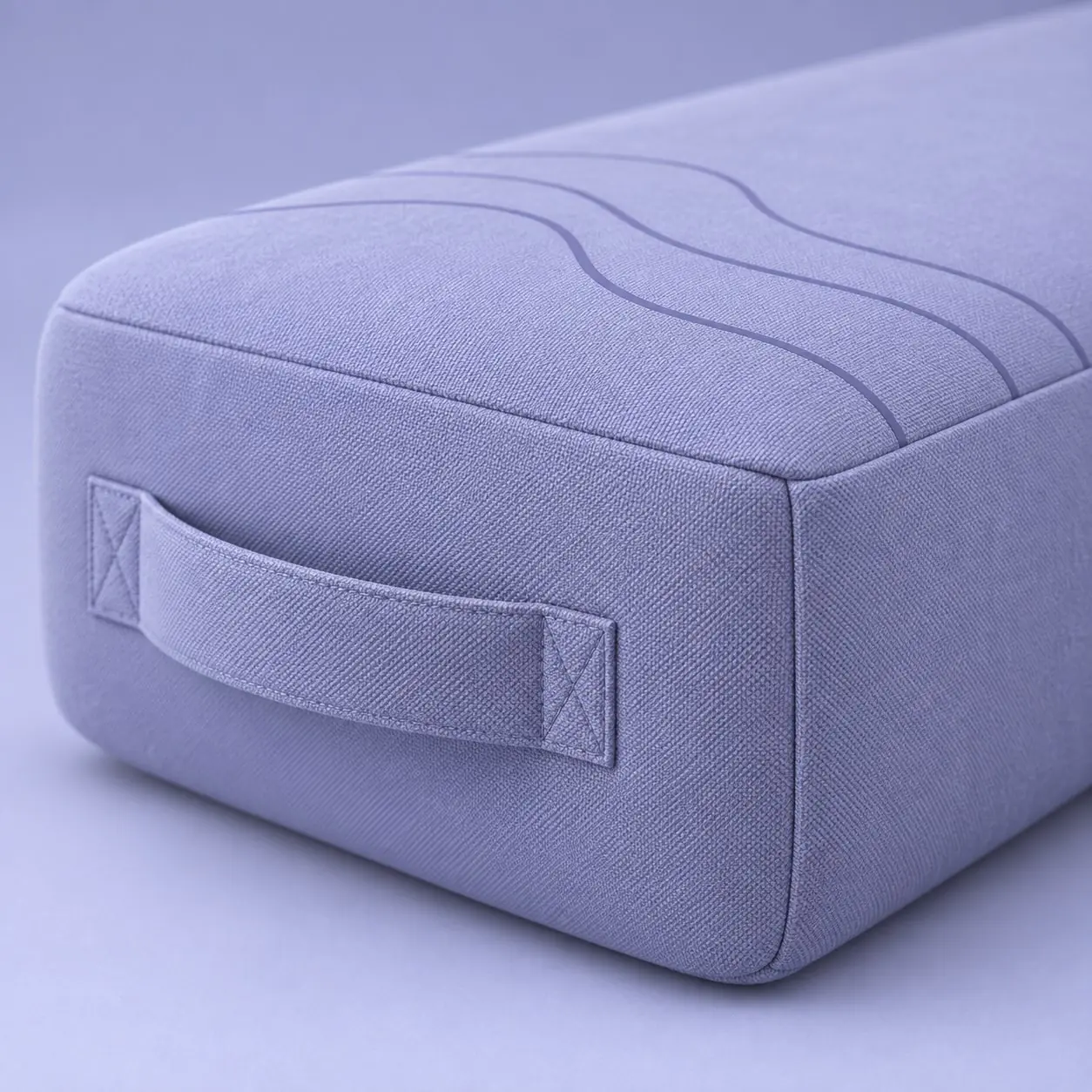 Custom Rectangular Yoga Bolster with Polyester Cover (YJ-602)