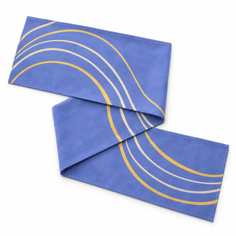 Custom Microfiber Sport Towel with Contour Print | YJ-207