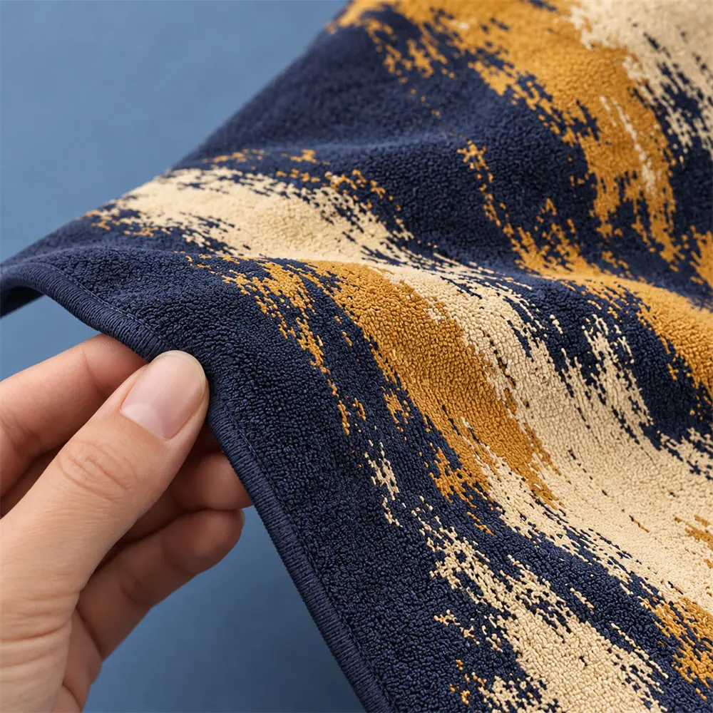 Custom Microfiber Sport Towel with Brushstroke Print | YJ-209