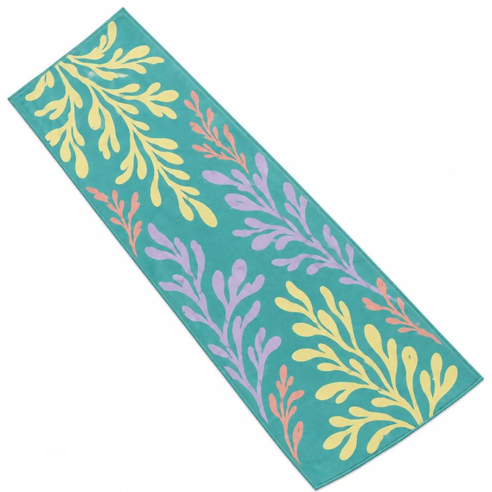 Custom Seaweed Print Microfiber Beach Towel | YJ-309