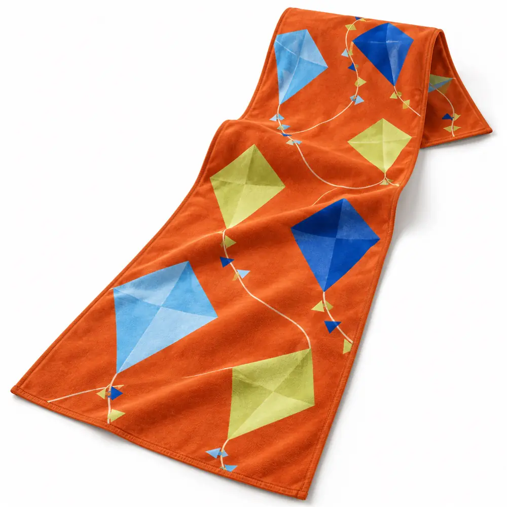 Custom Kite Print Microfiber Beach Towel | YJ-310