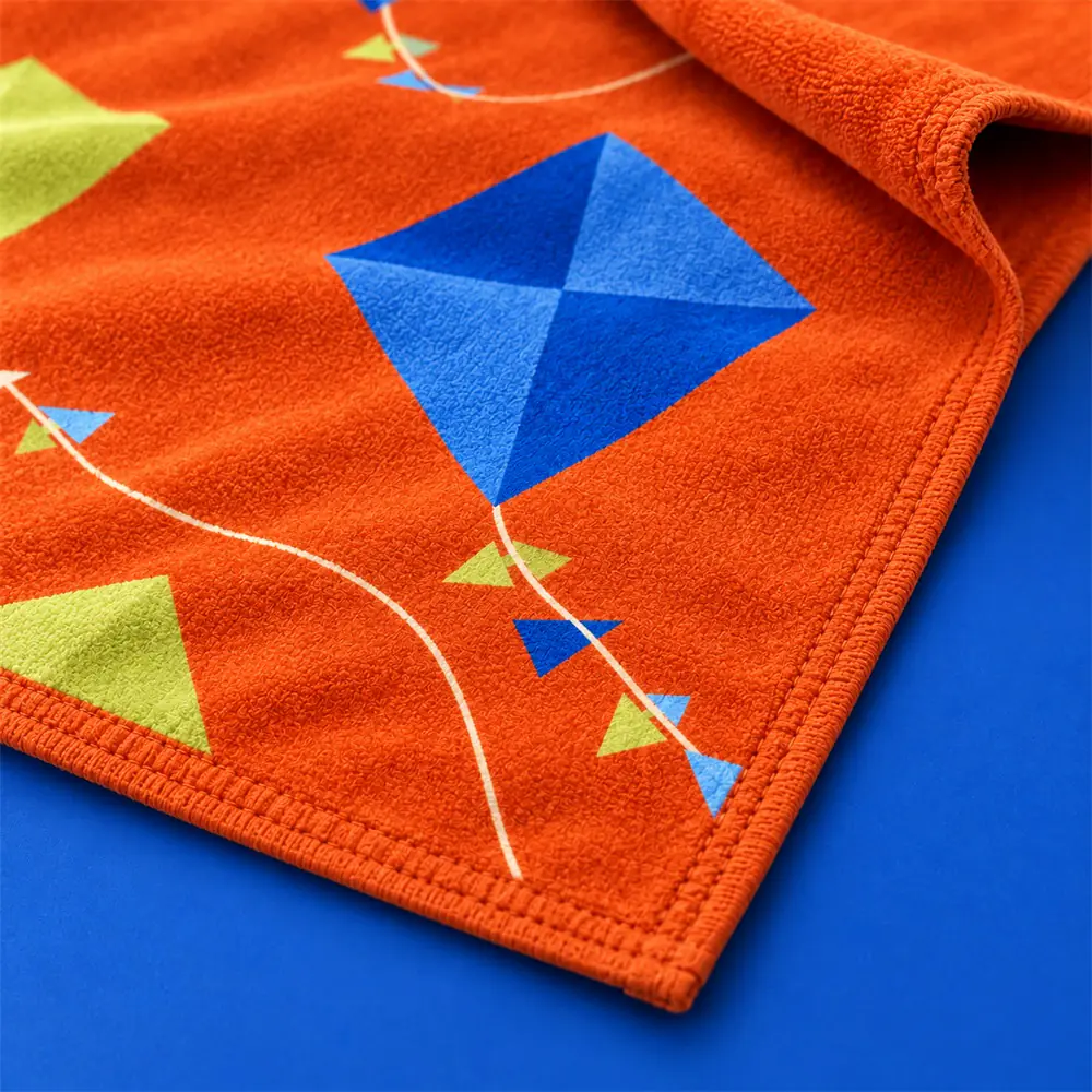 Custom Kite Print Microfiber Beach Towel | YJ-310